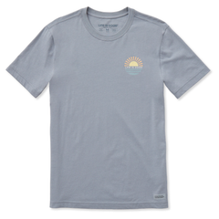 Men's Sunset over the Water Short Sleeve Crusher-LITE Slim Fit Tee