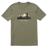 Men's Keep it Simple Evergreen Silo Short Sleeve Crusher-LITE Slim Fit Tee