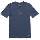 Men's LIG Stacked Tonal Short Sleeve Crusher-LITE Slim Fit Tee