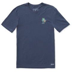 Men's Frog with Beer Short Sleeve Crusher-LITE Slim Fit Tee