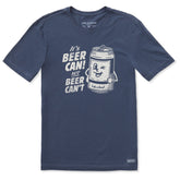 Men's Beer Can Short Sleeve Crusher-LITE Slim Fit Tee