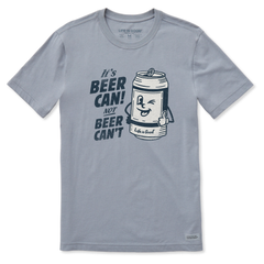 Men's Beer Can Short Sleeve Crusher-LITE Slim Fit Tee