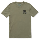 Men's Yes Chef Short Sleeve Crusher-LITE Slim Fit Tee