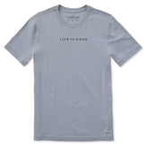 Men's LIG Tonal Horizontal Short Sleeve Crusher-LITE Slim Fit Tee