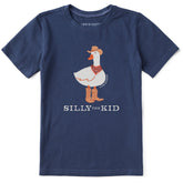 Kids Silly the Kid, Goose Short Sleeve Crusher Tee