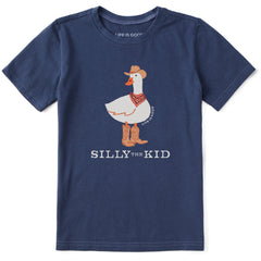 Kids Silly the Kid, Goose Short Sleeve Crusher Tee