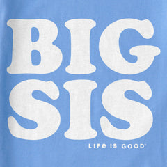 Kids Big Sis Long Sleeve Crusher Tee