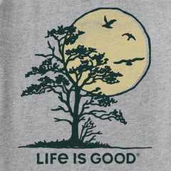 Men's Lone Tree Sunset Long Sleeve Crusher Tee