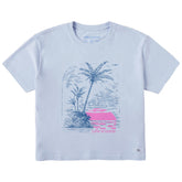 Women's Island Cove Sunset Short Sleeve Crusher Boxy Tee