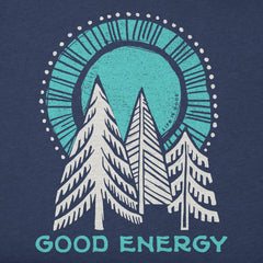 Women's Good Energy Trees Short Sleeve Crusher Tee