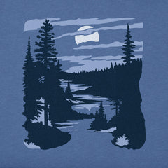Men's A River Runs Through It Short Sleeve Crusher Tee