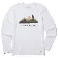 Men's Evergreen Silhouette Long Sleeve Crusher Tee