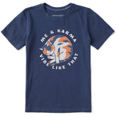 Kids Me & Karma Vibe Like That Short Sleeve Crusher Tee