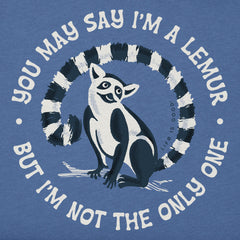 Kids Dreamer Lemur Short Sleeve Crusher Tee