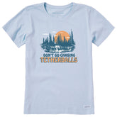 Women's Don't Go Chasing Tetherballs Short Sleeve Crusher Tee