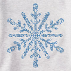 Women's Contrast Snowflake Simply True Fleece Crew