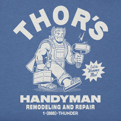 Kids Thor's Handyman Service Short Sleeve Crusher Tee