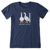Women's Ancient Geece Short Sleeve Crusher Tee