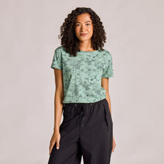 Women's Floral Garden Pattern Crusher-LITE Easy Tee