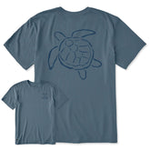 Men's Sea Turtle Brush Short Sleeve Crusher Tee