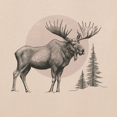 Men's Moose Moon Short Sleeve Crusher Tee