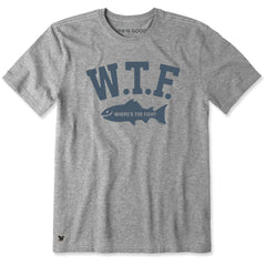 Men's W.T.F. Fish Short Sleeve Crusher Tee