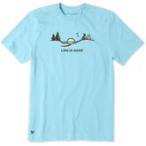 Men's Pine Sunset Vista Short Sleeve Crusher Tee
