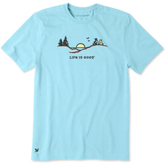 Men's Pine Sunset Vista Short Sleeve Crusher Tee