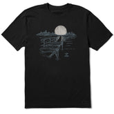 Men's Dock Dog Landscape Sunset Short Sleeve Crusher Tee