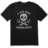 Men's I am the Warranty Skull & Tools Short Sleeve Crusher Tee