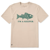 Men's I'm a Keeper Fish Short Sleeve Crusher Tee