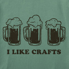 Men's I Like Crafts Beers Short Sleeve Crusher Tee