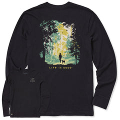 Men's Walk in the Woods Long Sleeve Crusher Tee