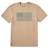 Men's American Flag Short Sleeve Crusher-LITE Tee