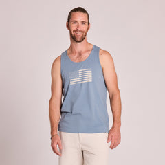 Men's US Flag Tribal Dots Crusher-LITE Tank