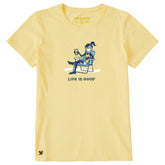 Women's Jackie Chill Lemonade Short Sleeve Crusher-LITE Tee