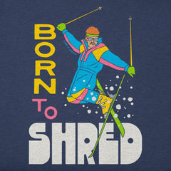 Kids Born to Shred Long Sleeve Crusher Tee