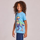 Kids Fierce T-Rex Short Sleeve Crusher Tee