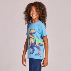 Kids Fierce T-Rex Short Sleeve Crusher Tee