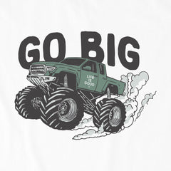 Kids Go Big Monster Truck Short Sleeve Crusher Tee