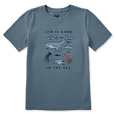 Kids In the Sea Sealife Short Sleeve Crusher Tee