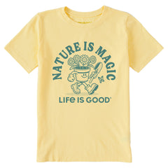 Kids Nature is Magic Flowerpot Short Sleeve Crusher Tee