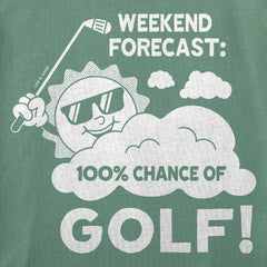 Kids 100% Chance of Golf Short Sleeve Crusher Tee