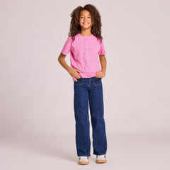 Kids Friendship Bracelet Pattern Short Sleeve Crusher Tee