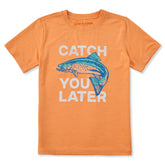 Kids Catch You Later Trout Short Sleeve Sun Crusher Tee