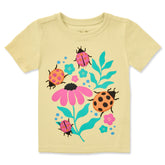 Toddler Ladybug Garden Short Sleeve Crusher Tee
