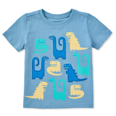 Toddler Dino Friends Short Sleeve Crusher Tee
