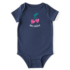 Baby Ma Cherie Short Sleeve Crusher Baby Bodysuit