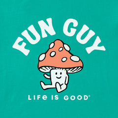 Baby Fun Guy Mushroom Short Sleeve Crusher Baby Bodysuit