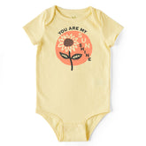 Baby You Are My Sunflower Short Sleeve Crusher Baby Bodysuit